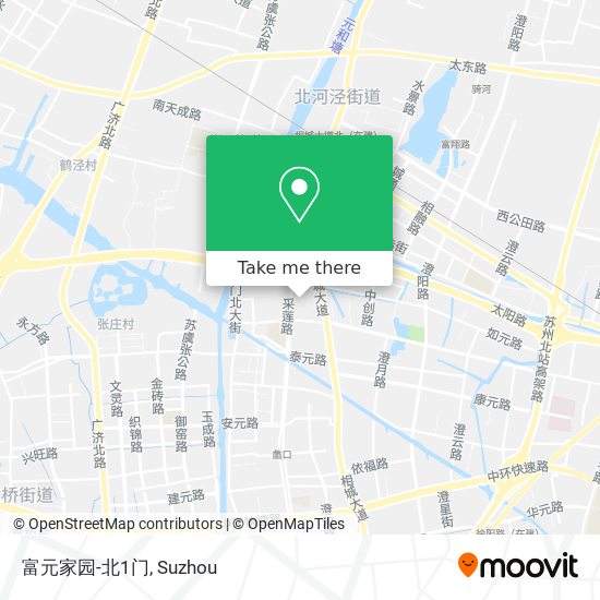 富元家园-北1门 map