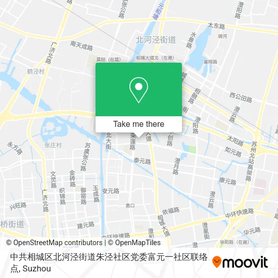中共相城区北河泾街道朱泾社区党委富元一社区联络点 map
