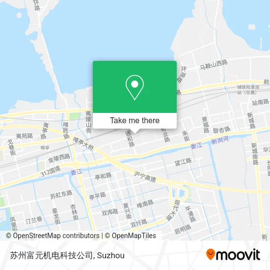 苏州富元机电科技公司 map