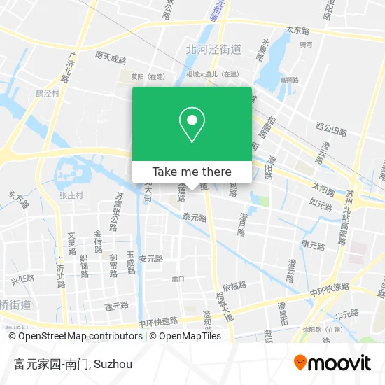 富元家园-南门 map