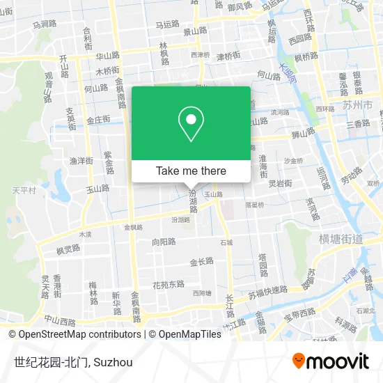 世纪花园-北门 map