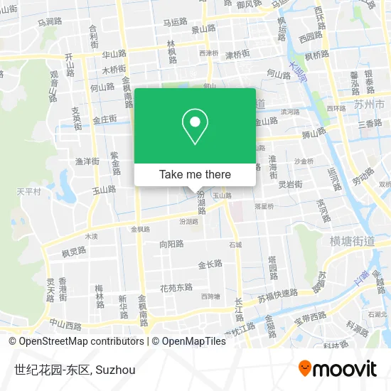 世纪花园-东区 map