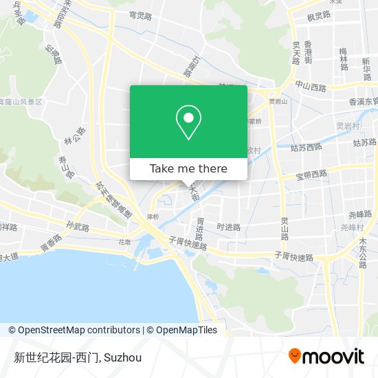 新世纪花园-西门 map