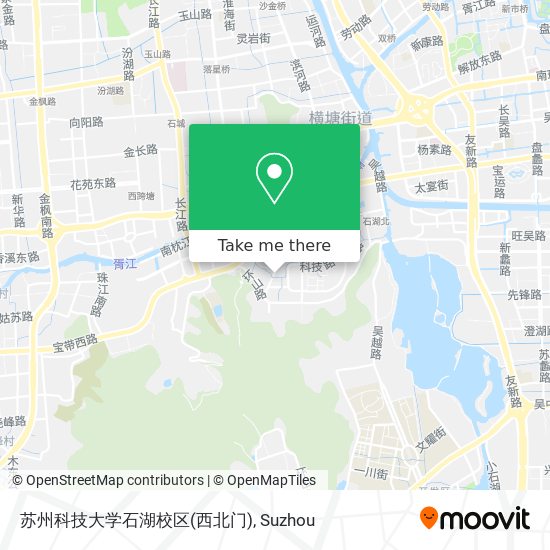苏州科技大学石湖校区(西北门) map