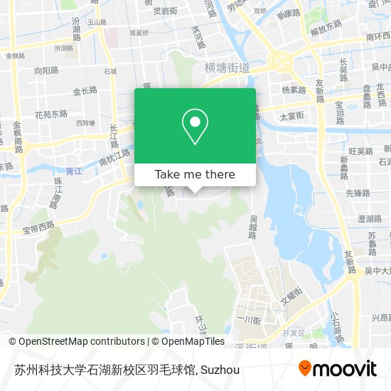 苏州科技大学石湖新校区羽毛球馆 map