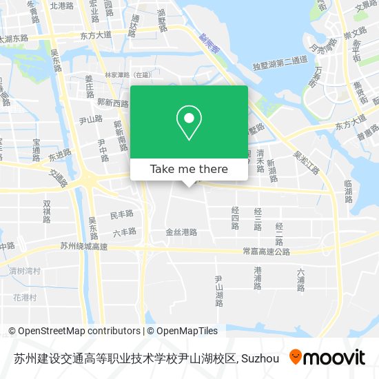 苏州建设交通高等职业技术学校尹山湖校区 map