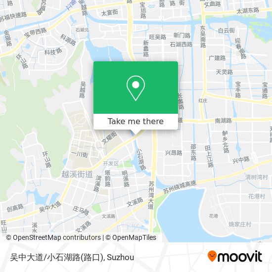 吴中大道/小石湖路(路口) map