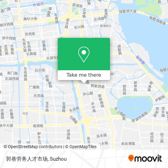 郭巷劳务人才市场 map