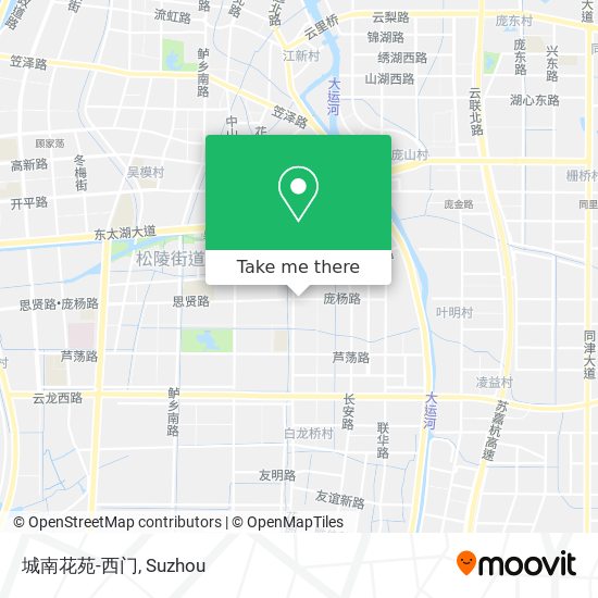 城南花苑-西门 map