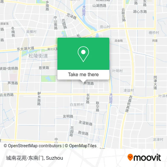 城南花苑-东南门 map