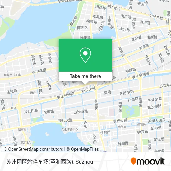 苏州园区站停车场(至和西路) map