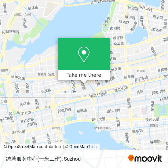 跨塘服务中心(一米工作) map