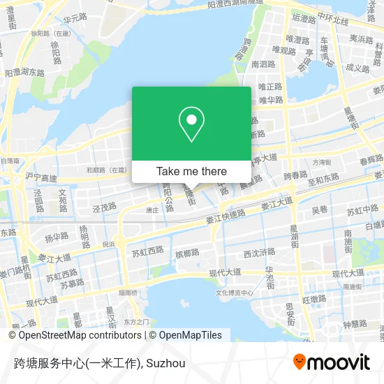 跨塘服务中心(一米工作) map