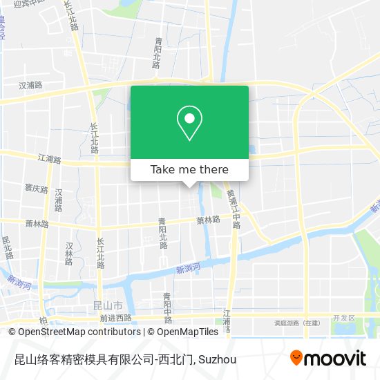 昆山络客精密模具有限公司-西北门 map