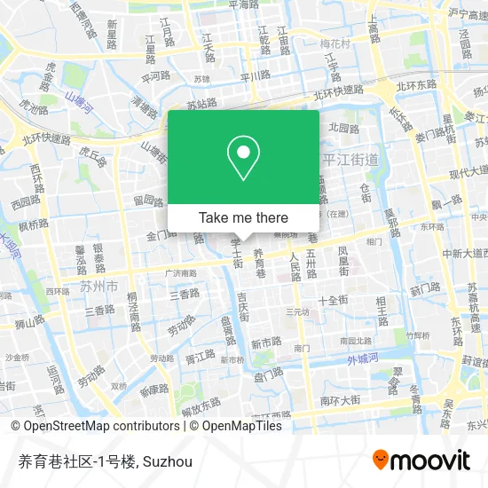 养育巷社区-1号楼 map