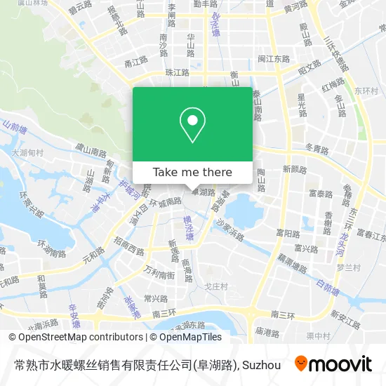 常熟市水暖螺丝销售有限责任公司(阜湖路) map