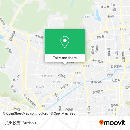 龙岗投资 map
