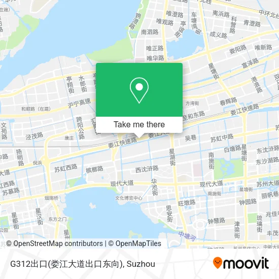 G312出口(娄江大道出口东向) map