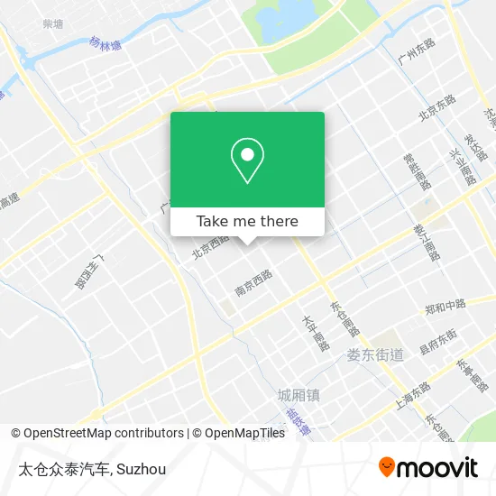 太仓众泰汽车 map