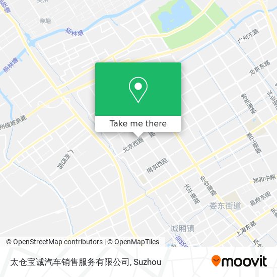 太仓宝诚汽车销售服务有限公司 map