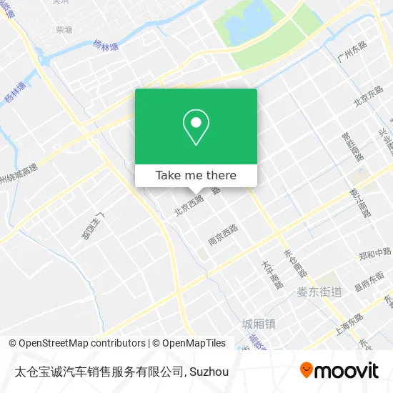 太仓宝诚汽车销售服务有限公司 map