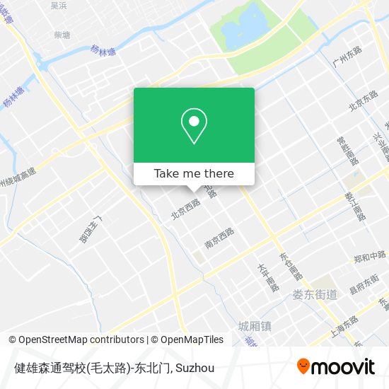 健雄森通驾校(毛太路)-东北门 map