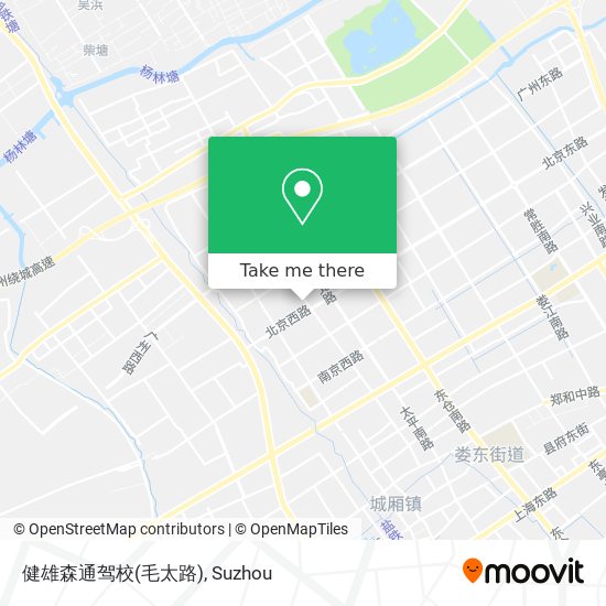 健雄森通驾校(毛太路) map