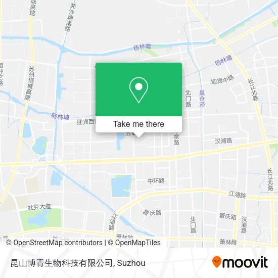 昆山博青生物科技有限公司 map