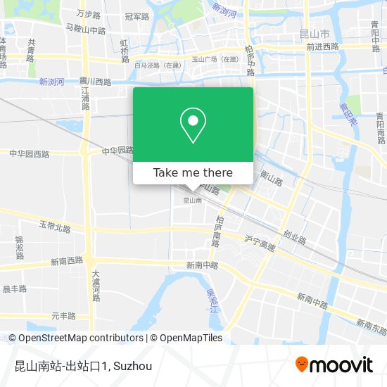 昆山南站-出站口1 map