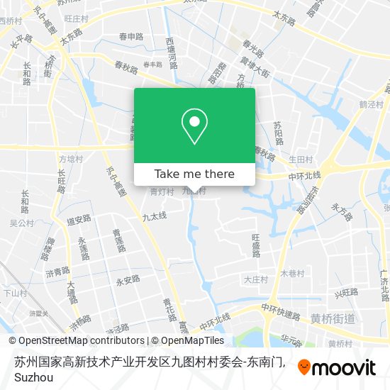 苏州国家高新技术产业开发区九图村村委会-东南门 map