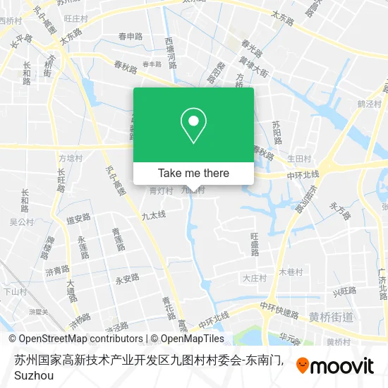 苏州国家高新技术产业开发区九图村村委会-东南门 map