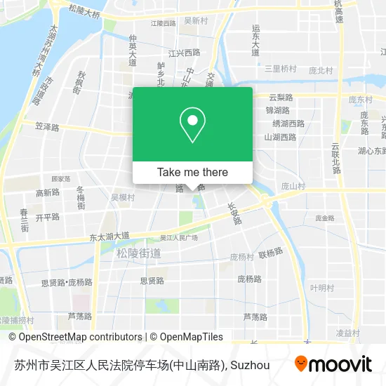 苏州市吴江区人民法院停车场(中山南路) map