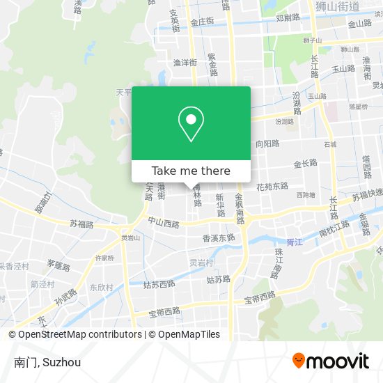 南门 map