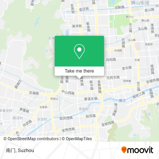 南门 map