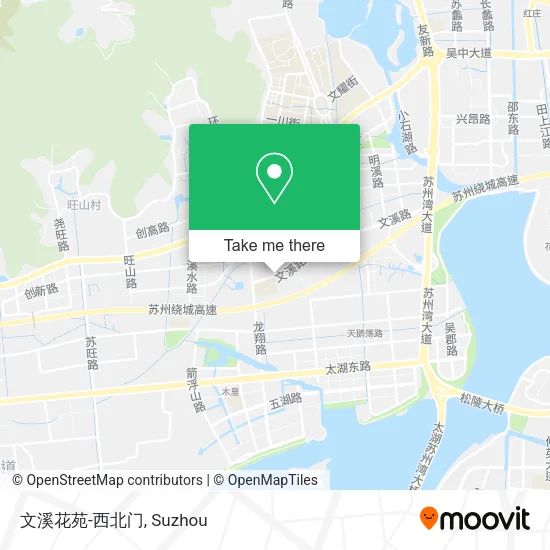 文溪花苑-西北门 map