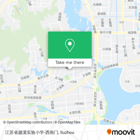 江苏省越溪实验小学-西南门 map