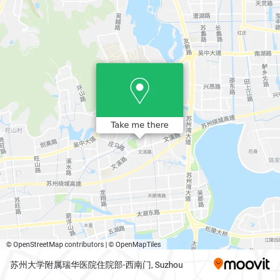 苏州大学附属瑞华医院住院部-西南门 map