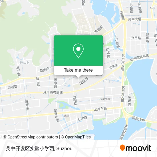吴中开发区实验小学西 map