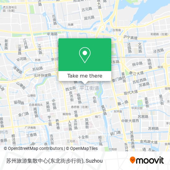 苏州旅游集散中心(东北街步行街) map