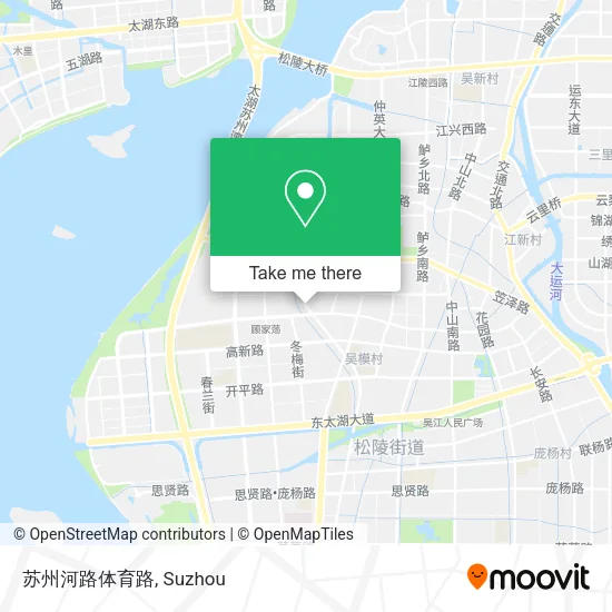 苏州河路体育路 map
