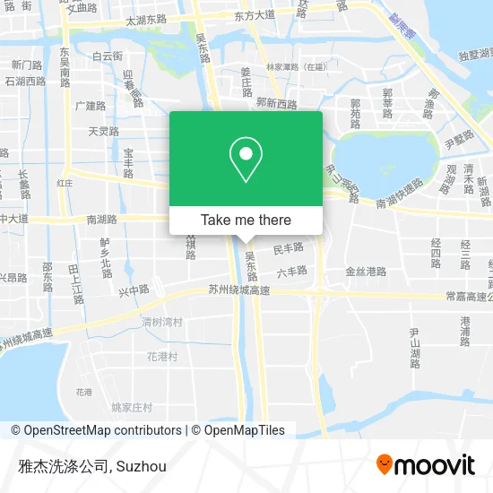 雅杰洗涤公司 map
