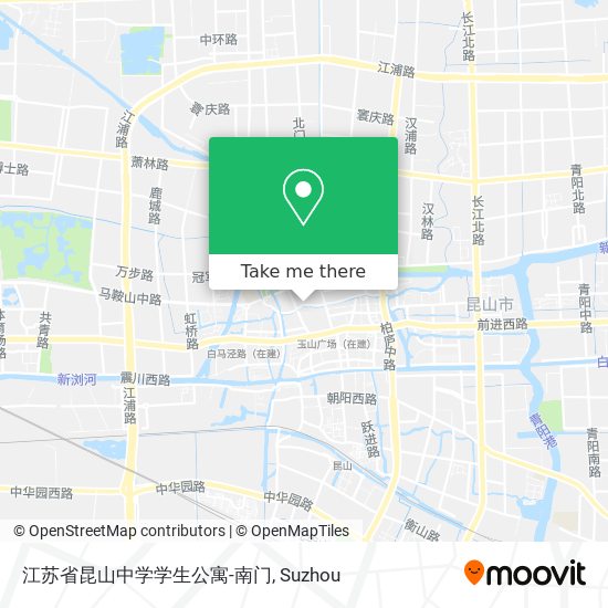 江苏省昆山中学学生公寓-南门 map