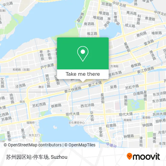 苏州园区站-停车场 map