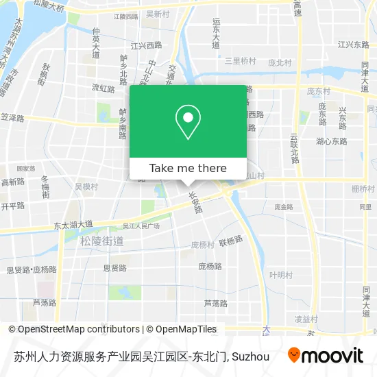 苏州人力资源服务产业园吴江园区-东北门 map
