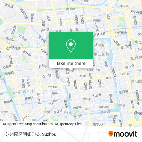 苏州园区明扬印染 map