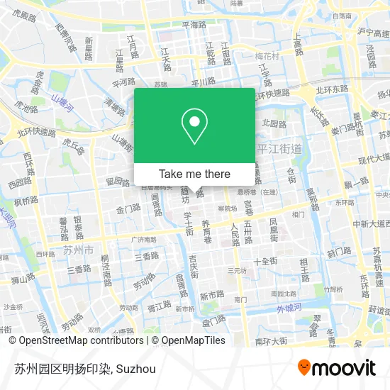 苏州园区明扬印染 map