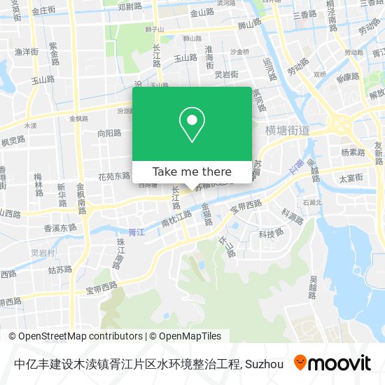 中亿丰建设木渎镇胥江片区水环境整治工程 map