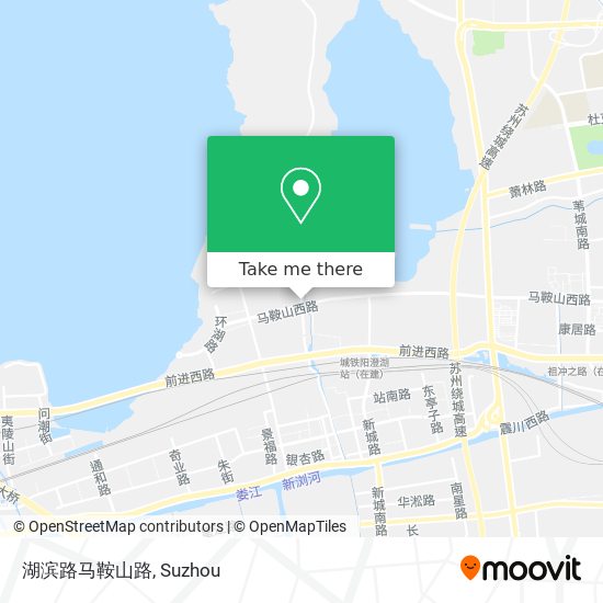 湖滨路马鞍山路 map