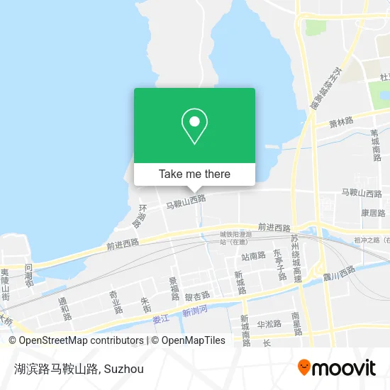 湖滨路马鞍山路 map