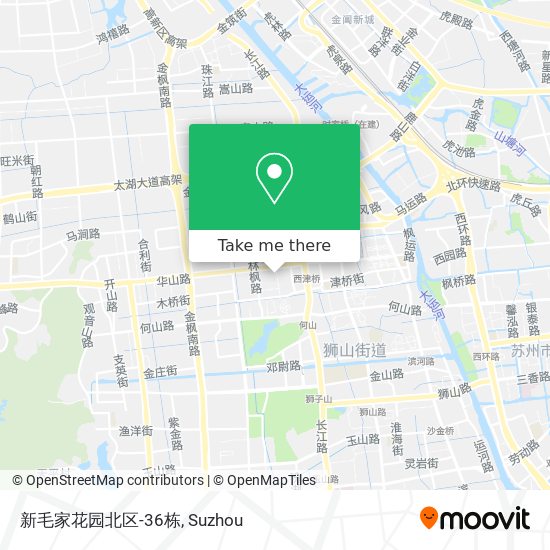新毛家花园北区-36栋 map